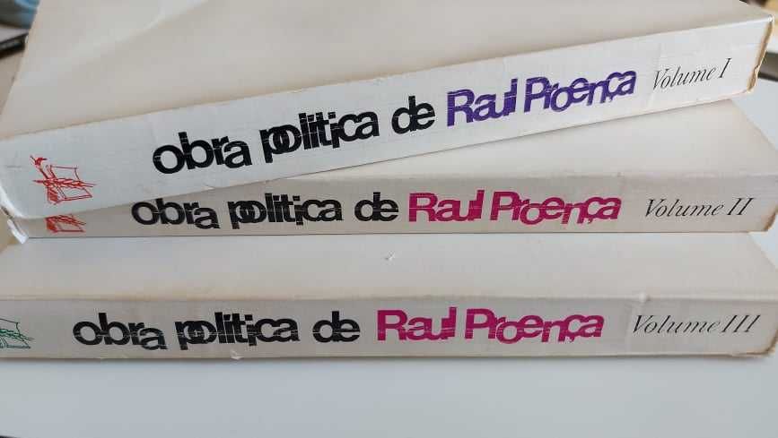 Obra Política de Raul Proença, 3 volumes