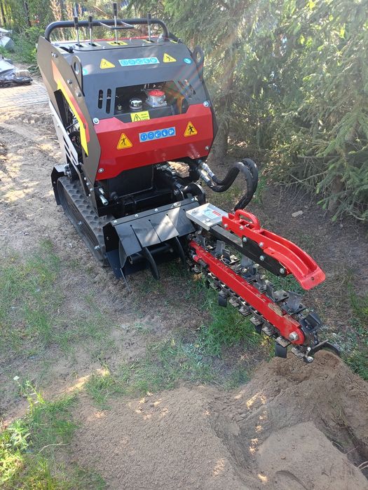 Koparka łańcuchowa wynajem + możliwa usługa