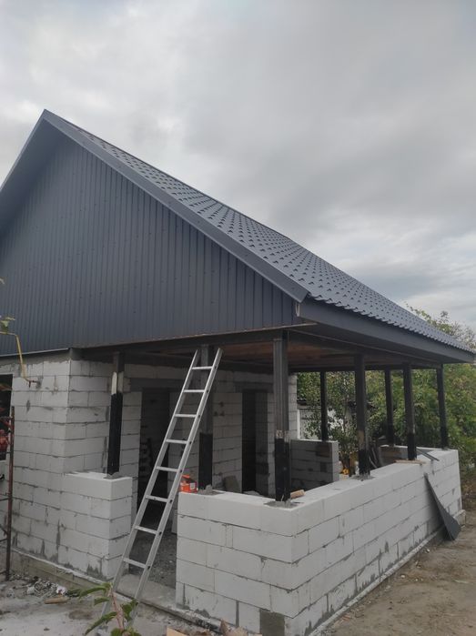 Криша під ключ,забор,ворота,профнастил евро штакет