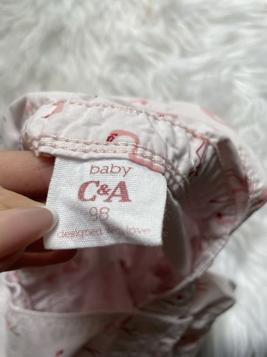 C&A Krótkie Bawełniane Ogrodniczki  rozmiar 98 cm