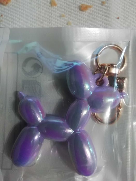 Porta-chaves forma de cão balão simples