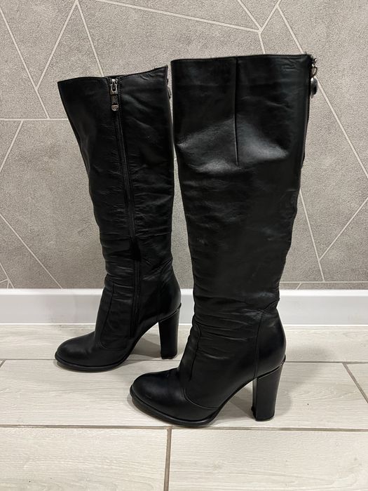 Весенние сапоги. Кожа