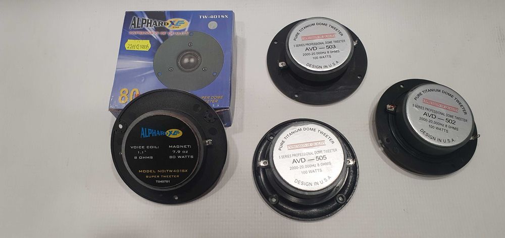 Głośnik wysokotonowy Alphard Alda 100 watt RMS NOWE
