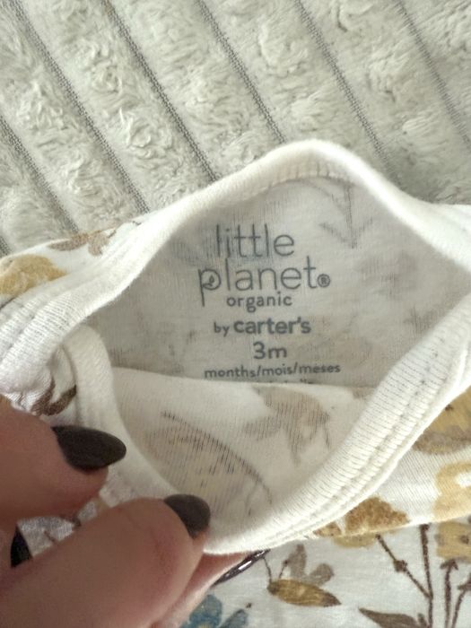 Body niemowlece pszczółki kwiatuszki 3 miesiace carter’s organic zalan