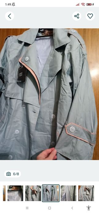 Плащ тренч женский в новом состоянии.