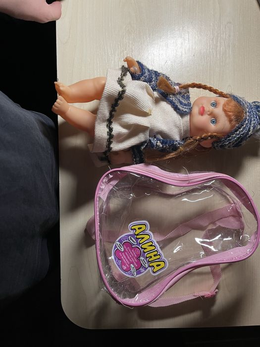 Інтерактивна музична лялька «Аліна» у рюкзаку-переносці