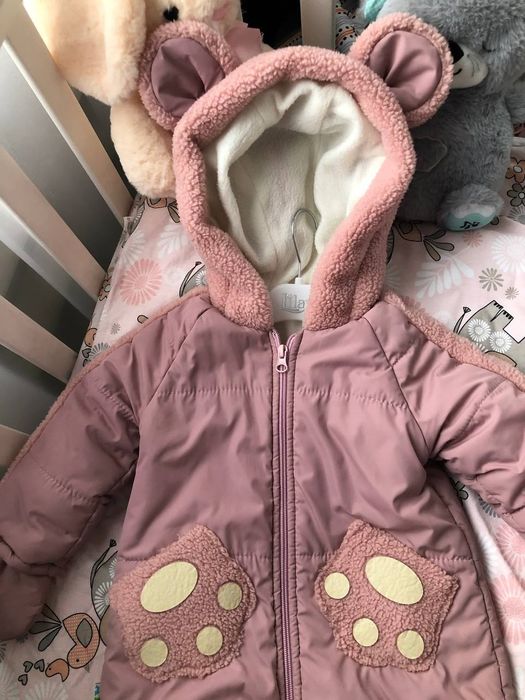 Дівчачий зимовий комбінезон