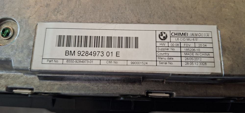 Display para BMW 520D F11 pequeno