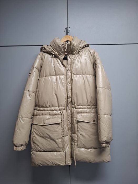 Beżowa kurtka damska na zimę rozmiar XXL