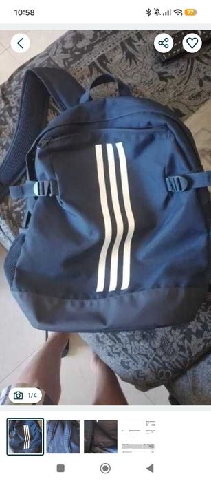 Mochila intermedia 3 riscas
