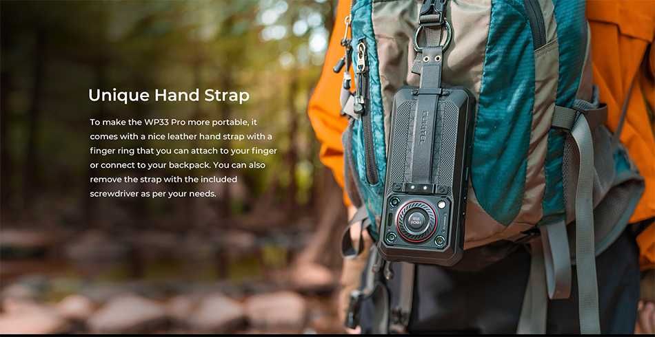 OUКITEL WP33 Pro, 24/256Gb, 64/20NV/32Mp, D6100+ 5G, динамик 136дб. 5W