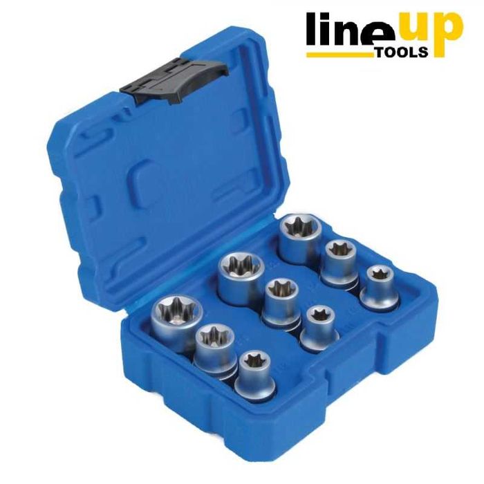 Chaves de Caixa Torx 1/2 - 9Pcs (Com Iva)