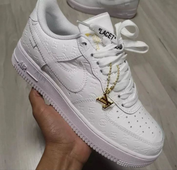 Sapatilhas Air Force Louis Vuitton novas