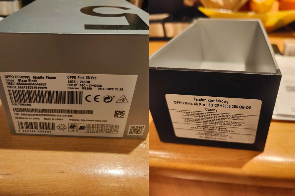 OPPO Find X5 Pro Smartfon Flagowiec 256GB/12 5G 80W + ETUI z magnesem