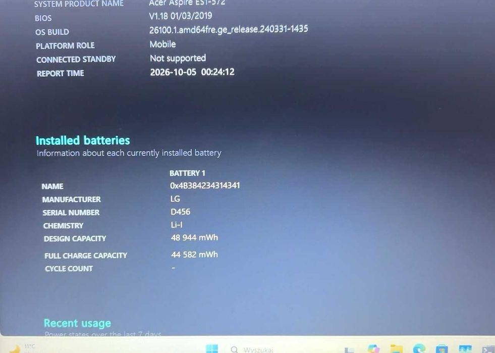 Acer Aspire i3-6006U | 8 GB RAM | SSD 128 GB + HDD 1 TB