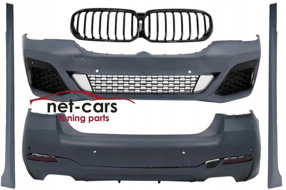 Zderzak przód i tył + grill + progi BMW 5 G30 20- LCI M Pakiet M5