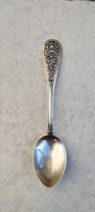 Серебряная чайная ложка 925 пробы.