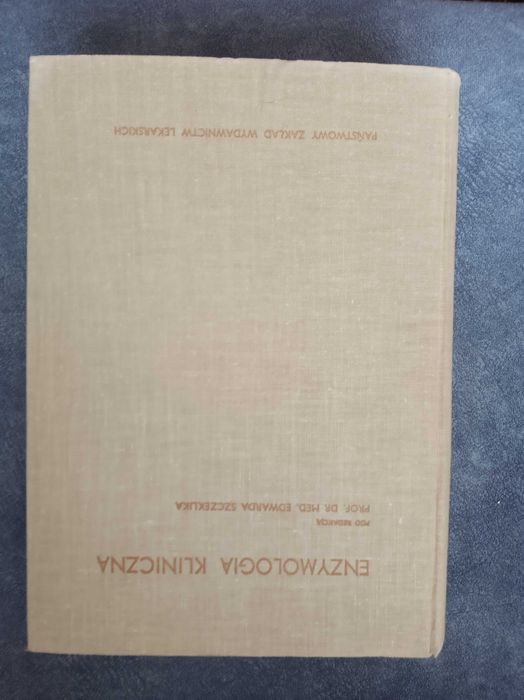 enzymologia kliniczna. wydanie 2. pod red. Edwarda Szczeklika