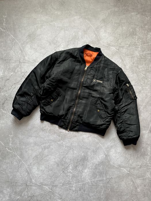 Мужской бомбер MA-1 Yamaha.