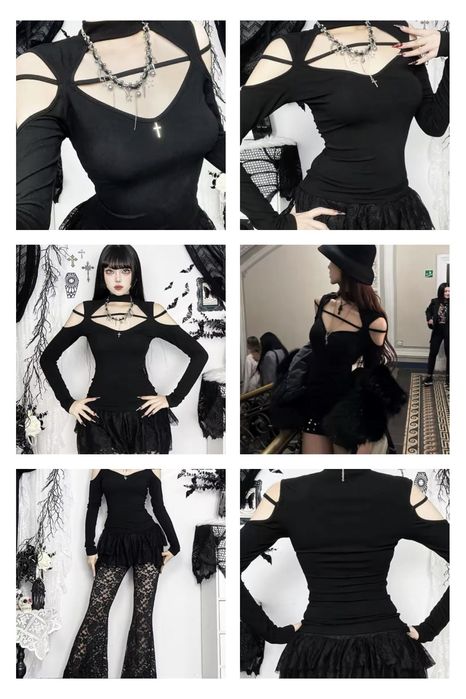 Топ готика темная Лолита 6 видов цены в описании