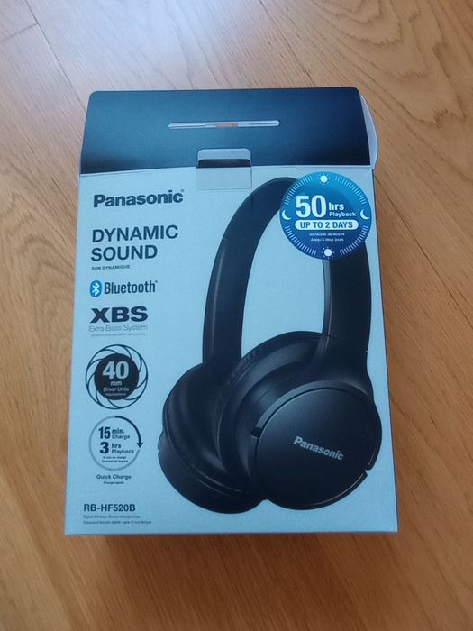Słuchawki bezprzewodowe na uszne Panasonic