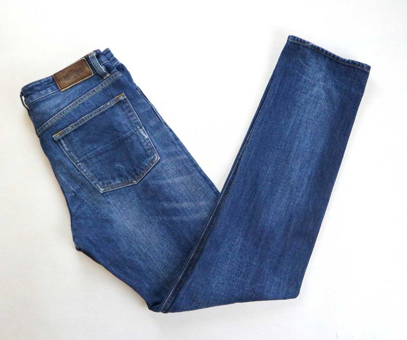 Emmett Bill spodnie jeansy W31 L34 Selvedge Denim pas 2 x 42 cm