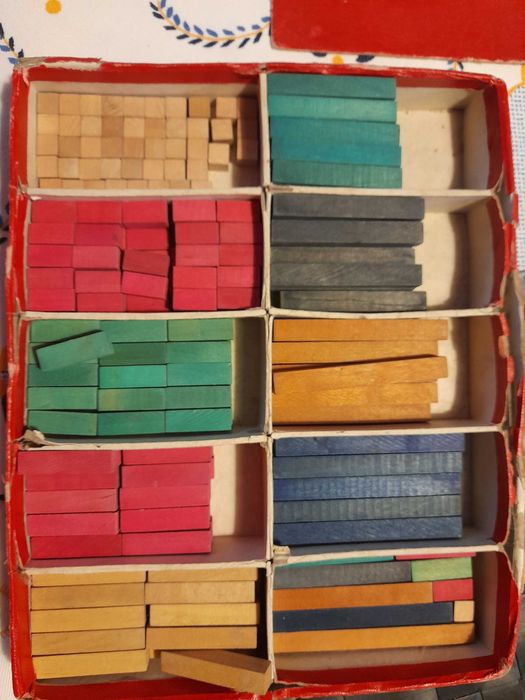 Cuisenaire numeros em cor