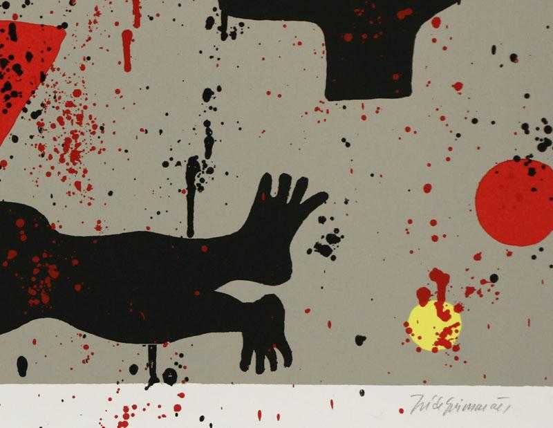 José de Guimarães - Serigrafia s papel, assinada, série e.a.