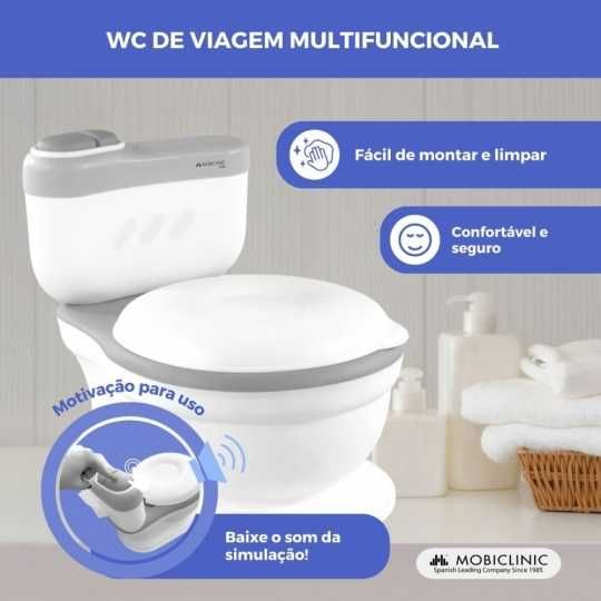Banheiro infantil Toikid, Com som, Balde removível, 1 a 6 anos