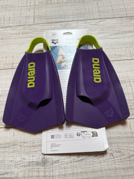Ласти arena powerfin pro II розмір 38-39, дощечка для плавання, трубка для плавання, іграшки для дітей