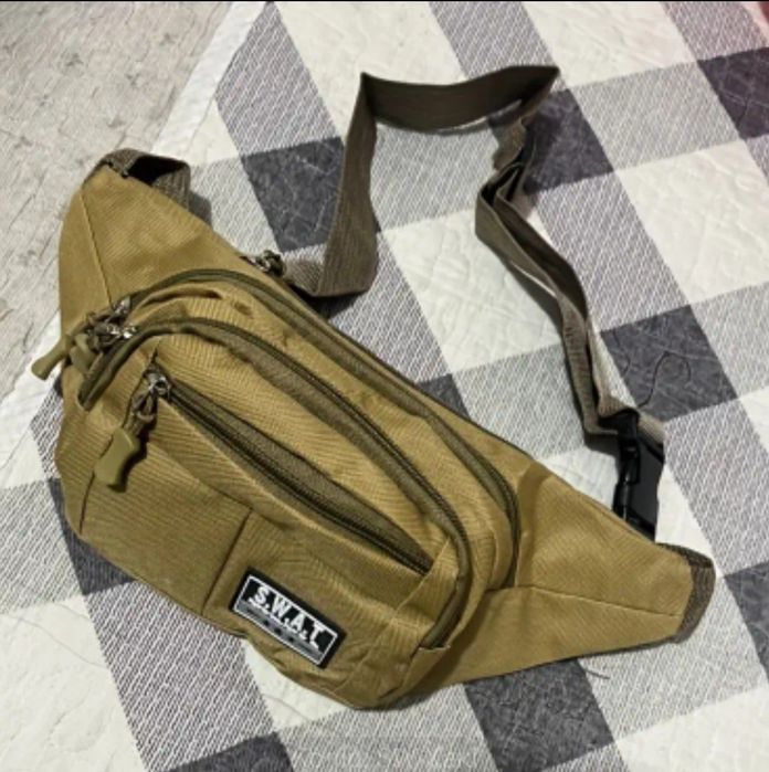 Сумка тактическая бананка на пояс/ поясная/через плечо S.W.A.T