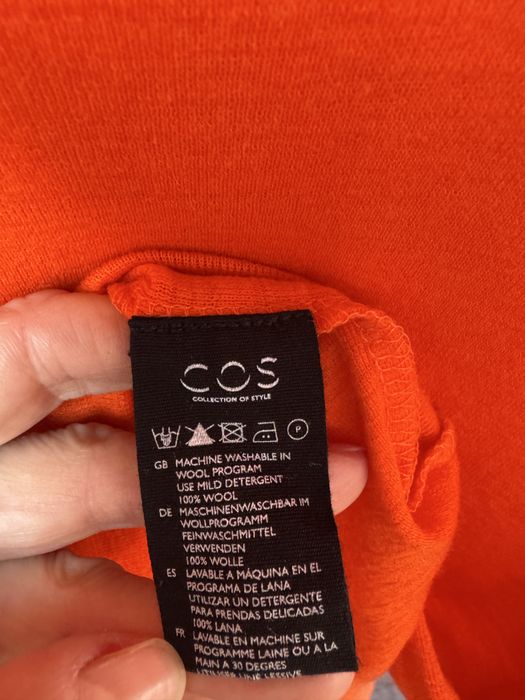 COS Гольф/водолазка  (апельсин)100% вовна(Merino wool)