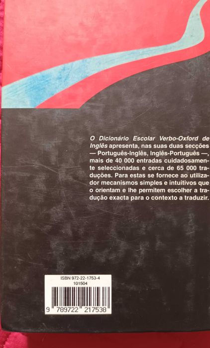 Dicionário escolar de inglês