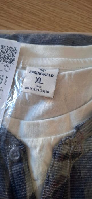 T-Shirt manga Comprida da Springield: Tam XL