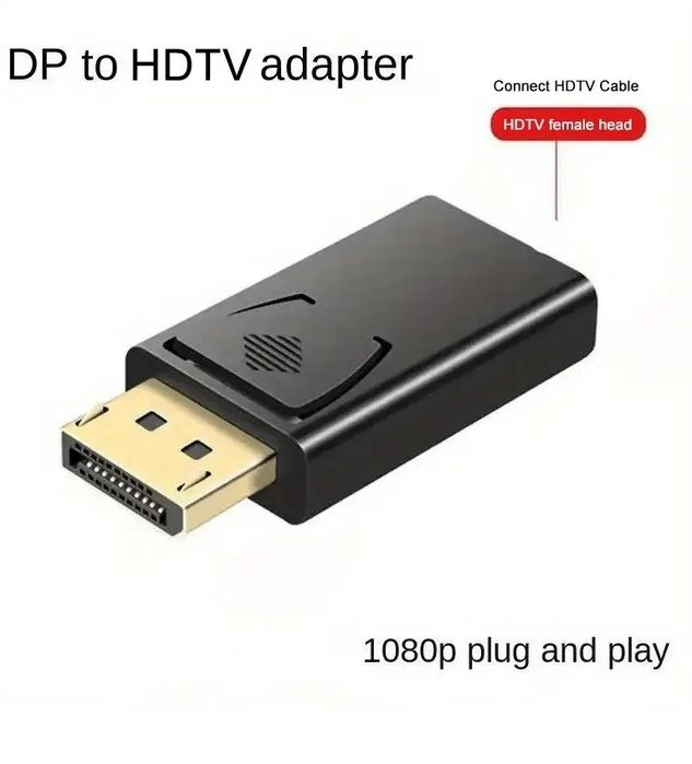 Адаптер DP на HDMI переходник DisplayPort - HDMI
