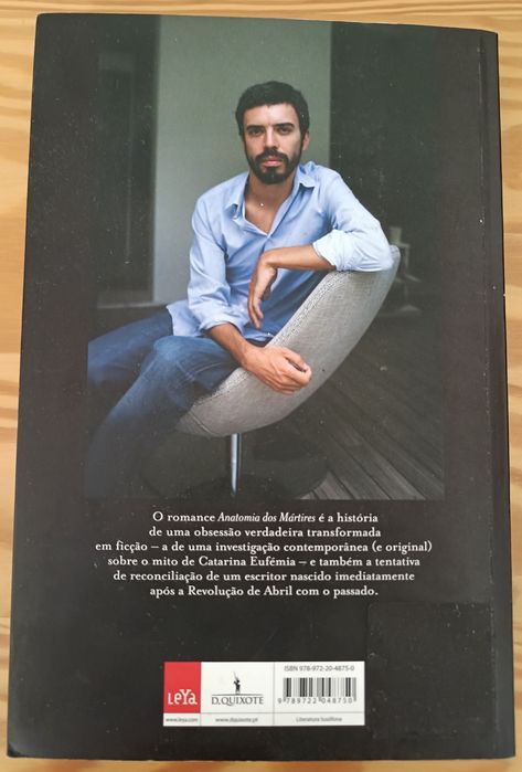 Livro "Anatomia dos Martires", de Joao Tordo