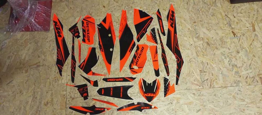 Толстые Фирменные Наклейки Кросс Эндуро KTM SXF EXC Husqvarna Yamaha y