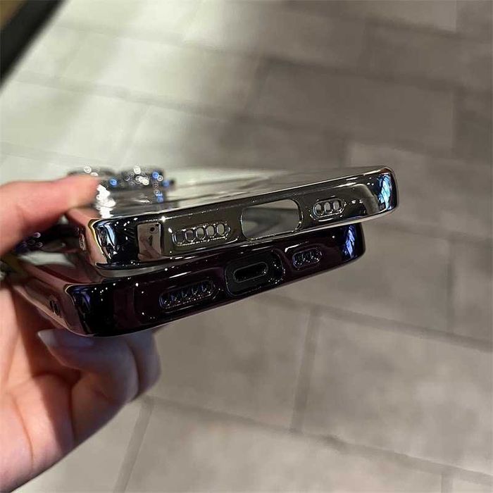 Зелений прозорий силіконовий магнітний чохол MagSafe лінзами на Айфон