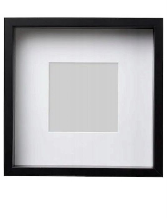 Ramki Ribba IKEA 50x50 głębokie czarne szerokie