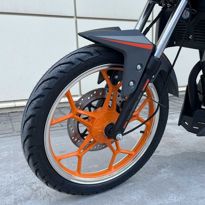 Мотоцикл SR-200X Forte (сіро-помаранчевий)