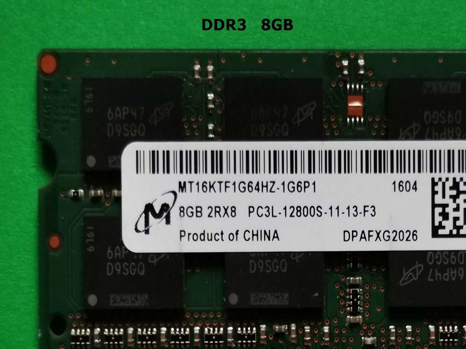 DDR3 8GB Micron 12800 L