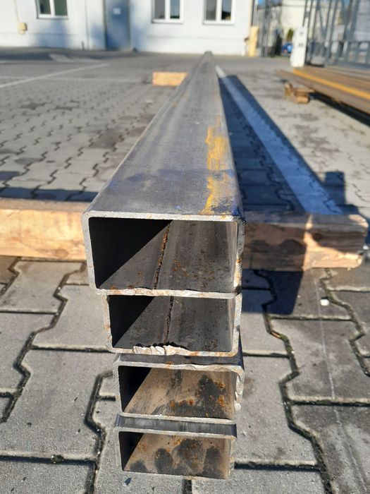 Rura słupki ocynk 60,3x2 ocynkowana fi 60 3,2 I gatunek 6mb czarne