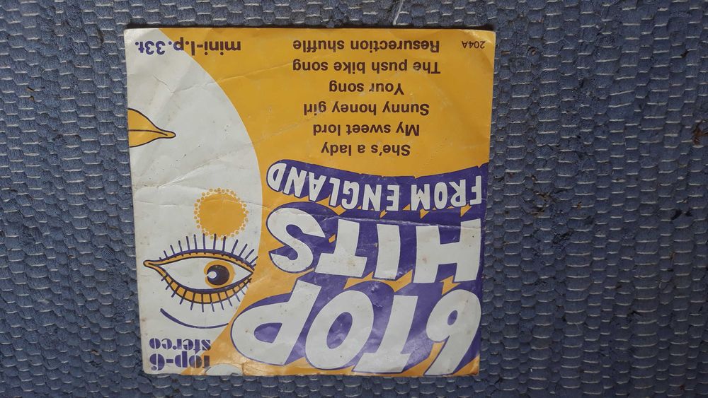 Vários - 6 top hits from England - single vinil - portes incluídos