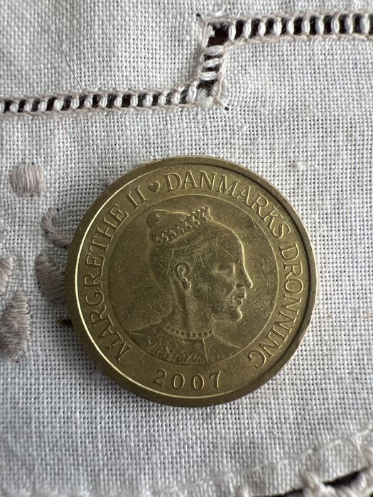 Moeda Dinamarca 10 coroas