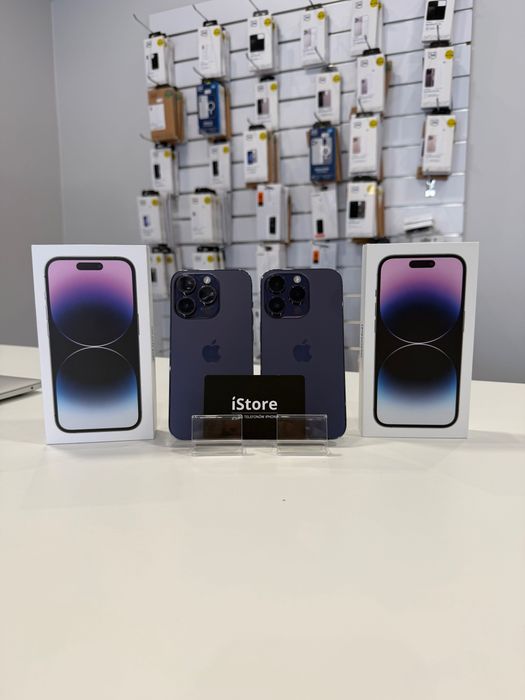 iPhone 14 PRO • 128 GB • Deep Purple• 100% bateria • GWARANCJA • raty