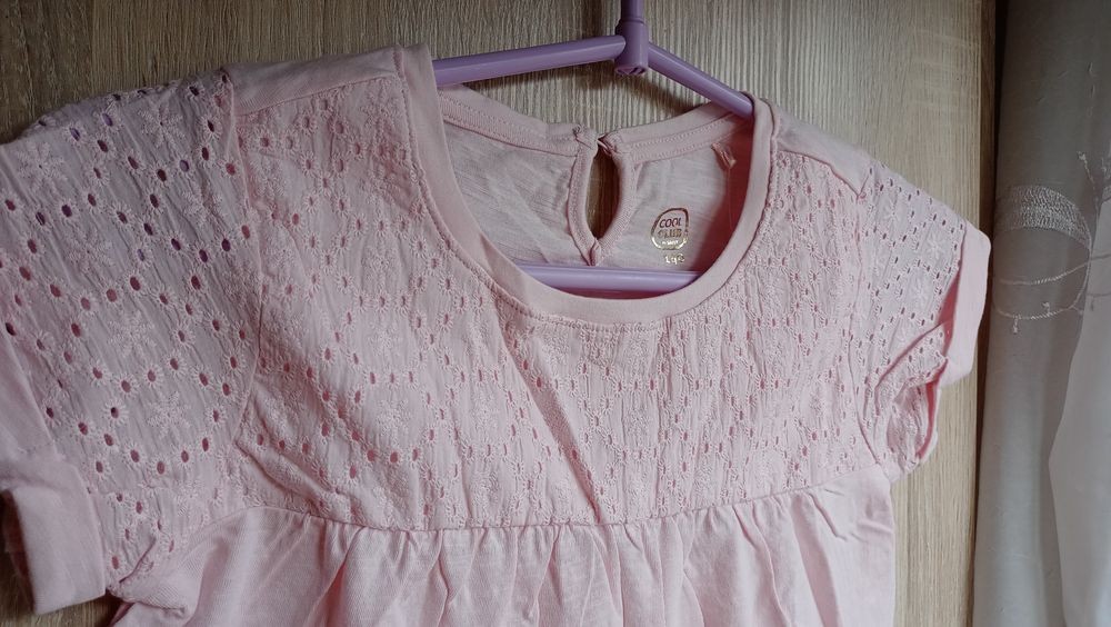 Nowa z metką Bluzka dziewczęca Cool club Smyk z haftem