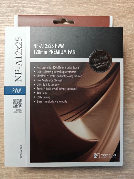 Вентилятор Noctua NF-A12x25 PWM
