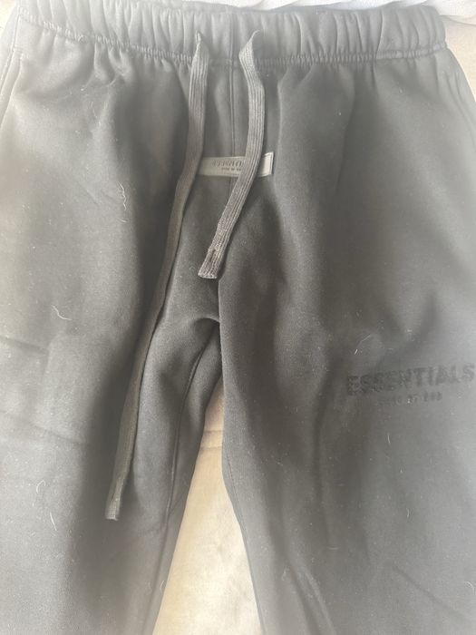 Essentials  sweatpants black slim dresy fear of god