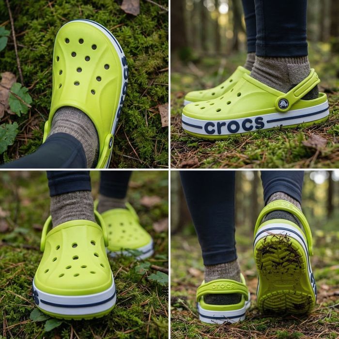 Оригінал Crocs жіночі Сабо Bayband Lime крокси 36-44 унісекс