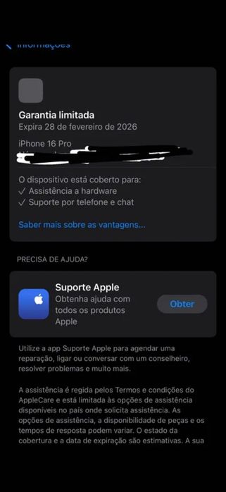 iPhone 16 pro fatura worten garantia caixa capa película 256gb